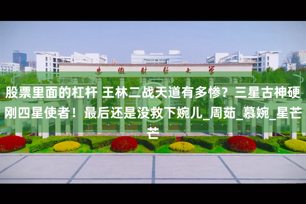 股票里面的杠杆 王林二战天道有多惨？三星古神硬刚四星使者！最后还是没救下婉儿_周茹_慕婉_星芒